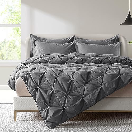 Three Geese Pinch Pleat Feathers and Down Blanket King Size