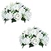 Sziqiqi 2 Pièces Boule De Rose Mariage fête, Rose De Simultation, Boule De Fleur avec Plateau, Décoration en Rose De L’étagère Au Mariage fête, 2 Pièces
