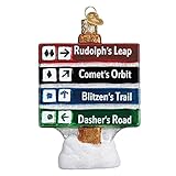 Old World Christmas 2020 Christmas Ornament Gone Skiing Glass Blown Ornament for Christmas Tree