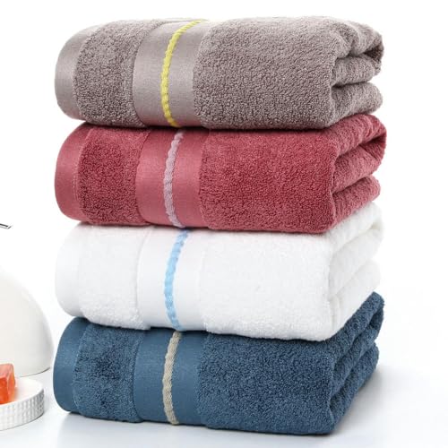 Serviette de bain absorbante et douce : ensemble de linge café - 3