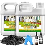 Aglutinante De Grava Con Colorante - 2L Estabilizador De Grava, Fuerte Adherencia, Secado RáPido, No TóXico, Para Fijar Caucho, Adoquines, Paja Seca, Grava, Virutas De Madera, Conchas Y Arena