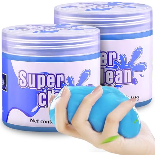 Car Cleaning Gel Universal Dust Cleaner,Reusable Car Interior Cleaner Slime,Universal Keyboard Cleaning Slime,Auto Clean Kit Supplies