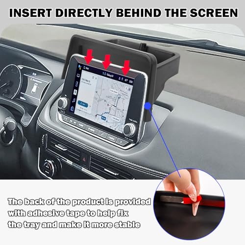 Neepiar 3PCS Center Console Organizer Compatible with 2021-2025 2026 Nissan Rogue S/SV/Rock Creek Dashboard Tray Armrest Storage Box Lower Center Console Interior Accessories(Only Fit 8-Inch Screen) by Neepiar - Image 4