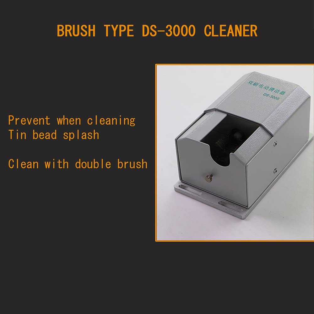 LeTkingok Automatic Soldering Machine Cleaning Box, Blowing Cleaner Welding Torch Cleaning Box Soldering Machine Cleaning Box Tin Slag Box