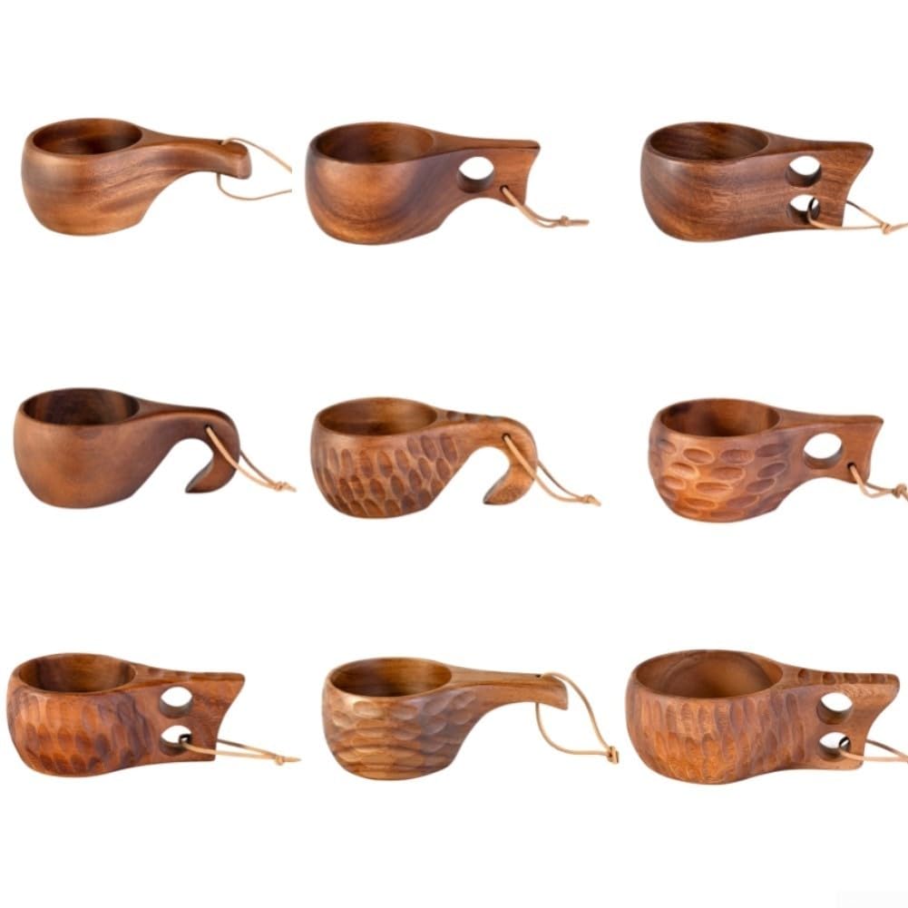 Tasse à Thé En Bois Portable, Café, Jus, Lait, Eau, Bar, Cuisine