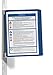 Durable Sichttafelwandhalter (Vario Magnet Wall 5, mit 5 Sichttafeln A4) dunkelblau, 591407