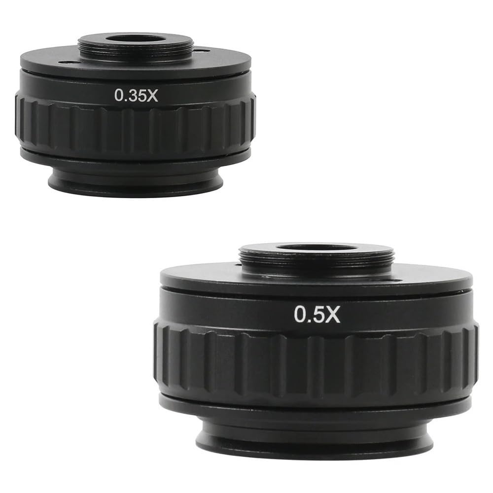 Microscopio Cámara de vídeo Digital HDMI 4K 1080P de 48 MP con Adaptador de Lente CTV de 0,35 X y 0,5 X for microscopio estereoscópico biológico trinocular