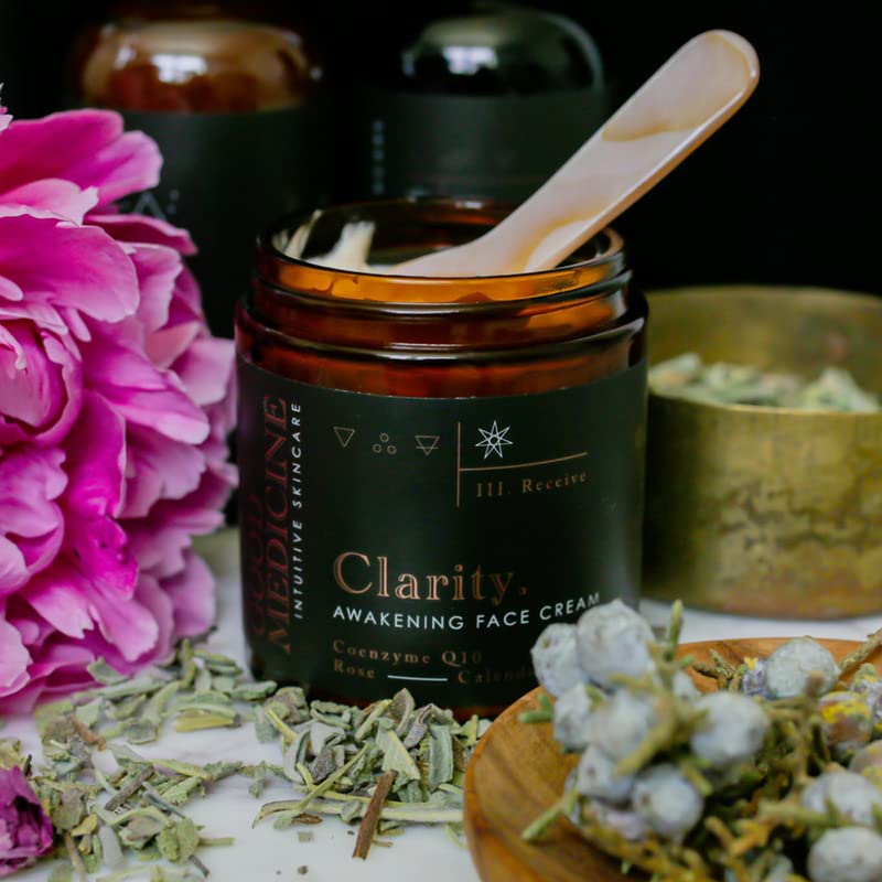 Miniatura 3 de Good Medicine Beauty Lab Clarity Awakening - Crema facial diaria antienvejecimiento con coenzima Q10 y vitamina B3, aceite de coco hidratante y aloe