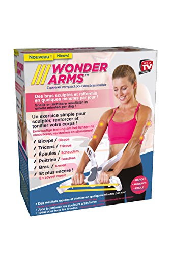 BestofTv Wonder Arms el Aparato de tonificación de los Brazo Unisex para Adulto, Color Blanco