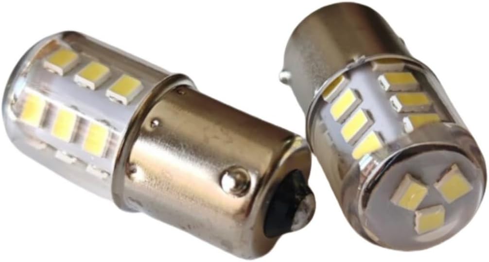 BA15S led bulbs 12v Direct Replacement 1156 Led Bulb | Wide Voltage: 12V -24V AC/DC -Replace 67, 69, 89, 98, 9421777, 1247, 5007, 97, 97NA, 441067-1, 1295NA (2 Pack)