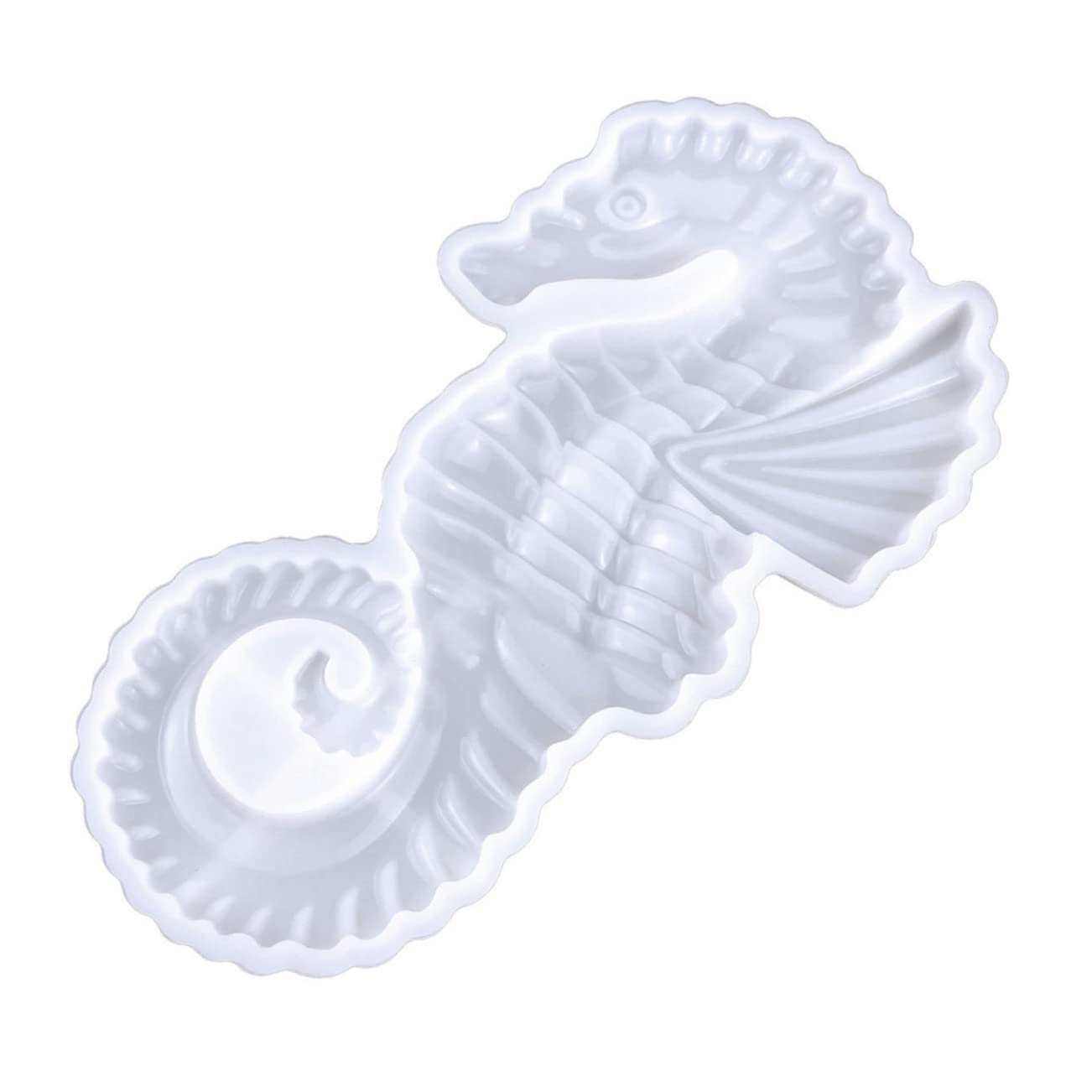 NUOBESTY 5pezzi Mold Silicone Per Decorazioni Di Mare Forma Di Cavalluccio Marino Stampo Per Creazioni Artigianali Epoxy Flessibile e Facile Da Estrarre Per Decorazioni Da Parete