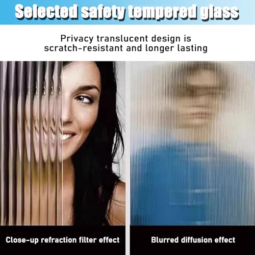 Séparation d'urinoir améliorant l'intimité des hommes en verre - 6