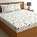 Home Ecstasy 100% Cotton King Bedsheets with 2 Pillow Covers Cotton