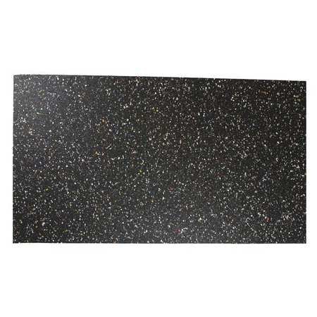 Recycled Rubber, 1/4 In Thick, 12x48 In