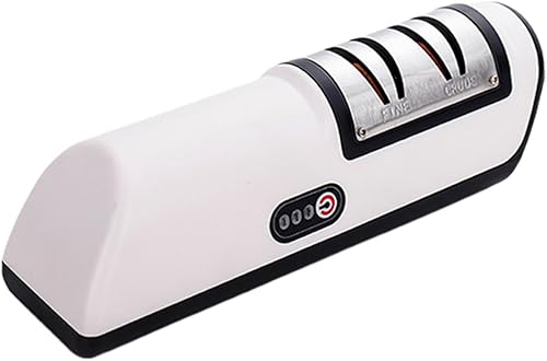 Herramienta de afilado de cuchillos eléctricos para tijeras de restaurante, negro