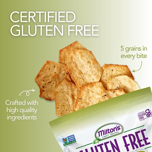 Milton'S Craft Bakers 0606541803058 Gluten Free Olive Oil & Sea Salt Crackers thumb #5