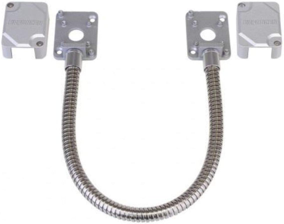 Seco-Larm SD-969-M15Q/S Armored Electric Door Cord/Removable Covers, Silver, Designed to Carry Wiring to Conduct Power to Electric Locks or Access Systems, Surface-Mounted