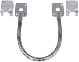 Seco-Larm SD-969-M15Q/S Armored Electric Door Cord/Removable Covers, Silver, Designed to Carry Wiring to Conduct Power to Electric Locks or Access Systems, Surface-Mounted