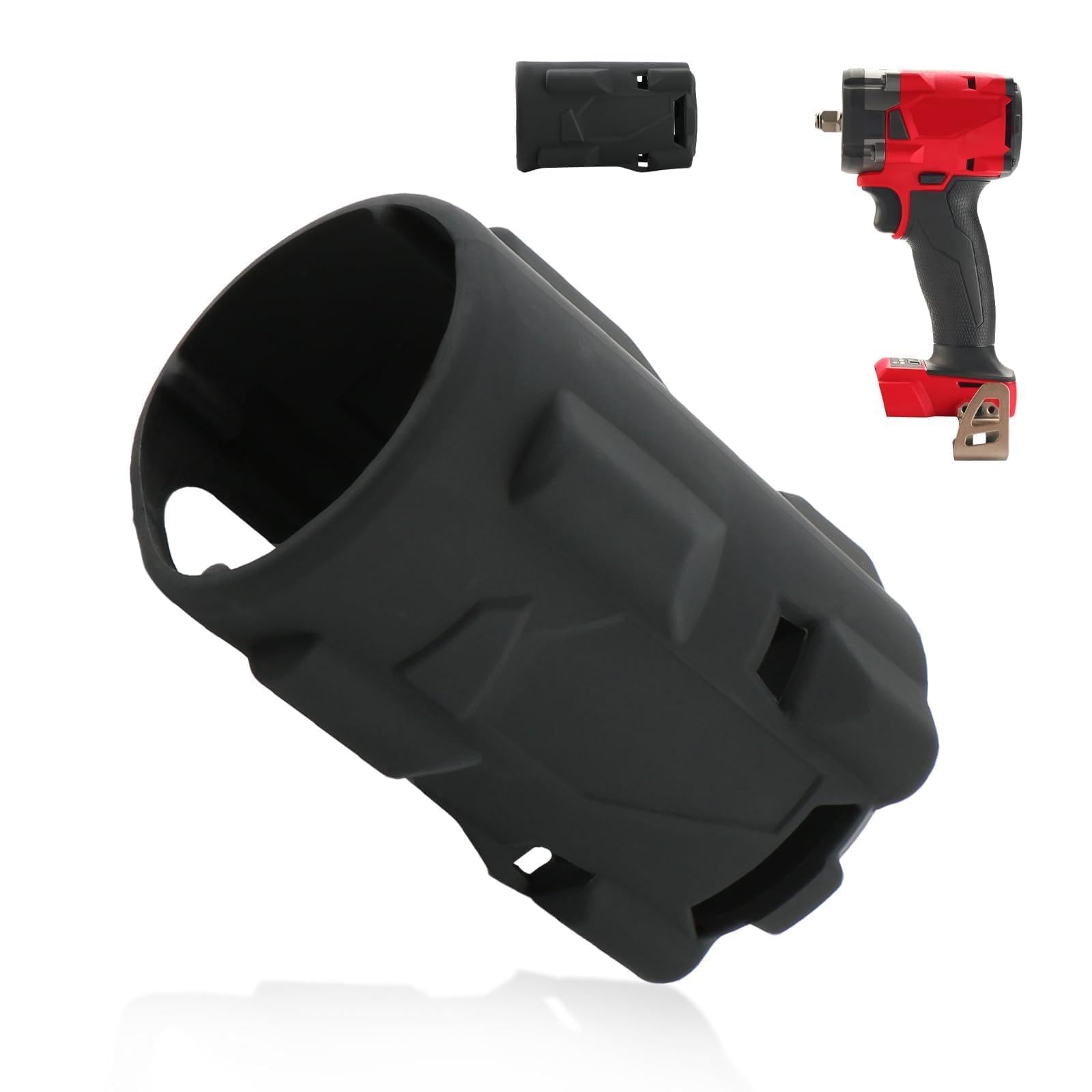 49-16-2854 Protective Boot Compatible with Milwaukee M18 Fuel 3/8" 1/2" 2854-20 Compact Impact Wrench Protective Boot for Milwaukee 2854-20 2855-20 2855P-20 Assembly Accessories Part