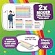 Sproutbrite Mathematikposter Zahlen 1–100, Klassenzimmer-Dekorationen, Diagramm für Lehrer, Banner, Pinnwand und Wanddekoration für Grund- und Mittelschule