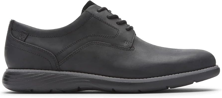 Rockport Garett Plain Toe Men's Black Oxfords 7W