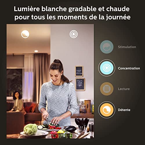 Ampoule E14 Philips Hue White Ambiance connectée Bluetooth 5,2W blanc variable - 6
