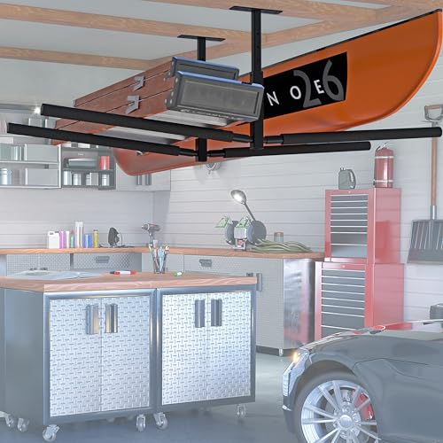 Doublekayakceilingstoragerackhiport2ladderhangeroverheadgaragekayakladderrackholds200lbsadjustableheightdesignblack Urban Country Home Decor Double kayak ceiling storage rack hi port 2 ladder hanger overhead garage kayak ladder rack holds 200 lbs adjustable height design black urban country home decor