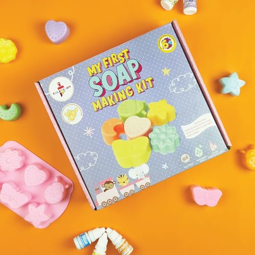 Image of Kalakaram My First Soap Making Kit | DIY Soap Making Kit for Kids | DIY Craft & Activity Set with Molds, Colors | Birthday Return Gift for Boys & Girls, Fun Learning Toy for Kids, DIY Craft Gift for Children