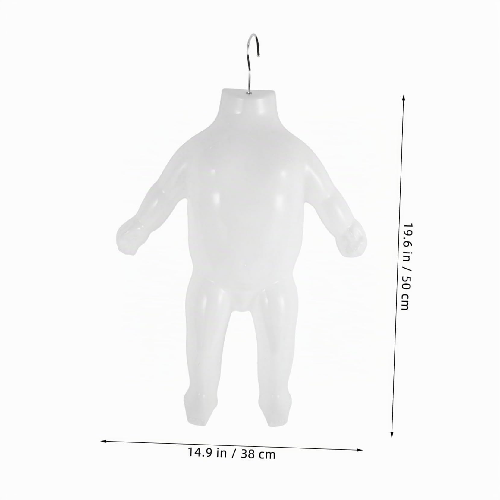 Cabilock Mannequin pour Garçon Fille Détachable avec Cintre Buste Suspendu Vêtements pour Garçons et Filles Support Portable pour Boutique et Vitrines
