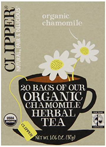 Clipper Fair Trade Organic Chamomile Tea, 20-Count (Pack of 6)