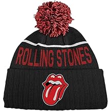 Rolling Stones Classic Tongue Bobble Beanie Black