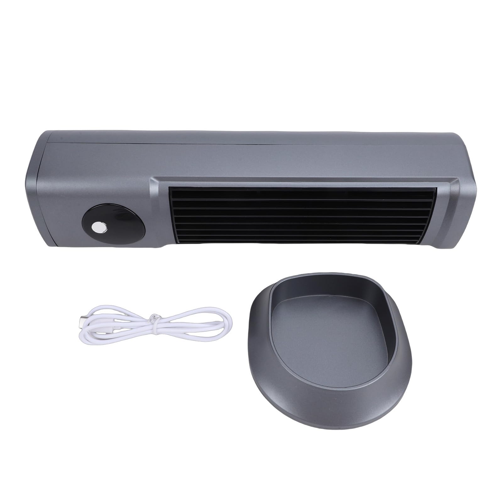 PUSOKEI Ventilatore a Torre Senza Lama con Circolazione Dell'aria 3D per Dormire o Lavorare Tranquillamente, Materiale ABS