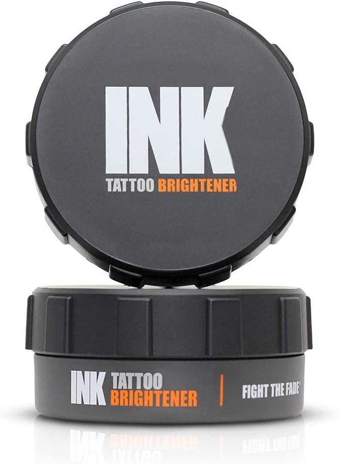 INK THE ORIGINAL Tattoo Brightener Balm - Natural, Fragrance Free, Non-Greasy (2.6 oz)