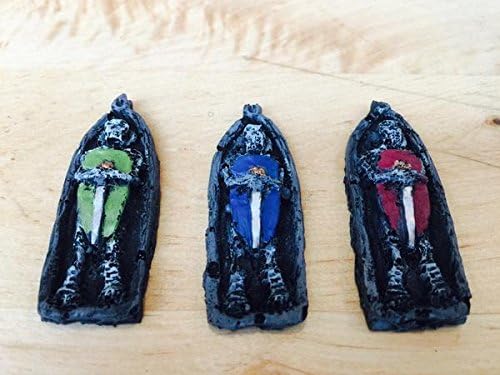 Crypt Skeleton Guardian (3) 28mm Scale pre Painted Dungeon Game Terrain Accessories