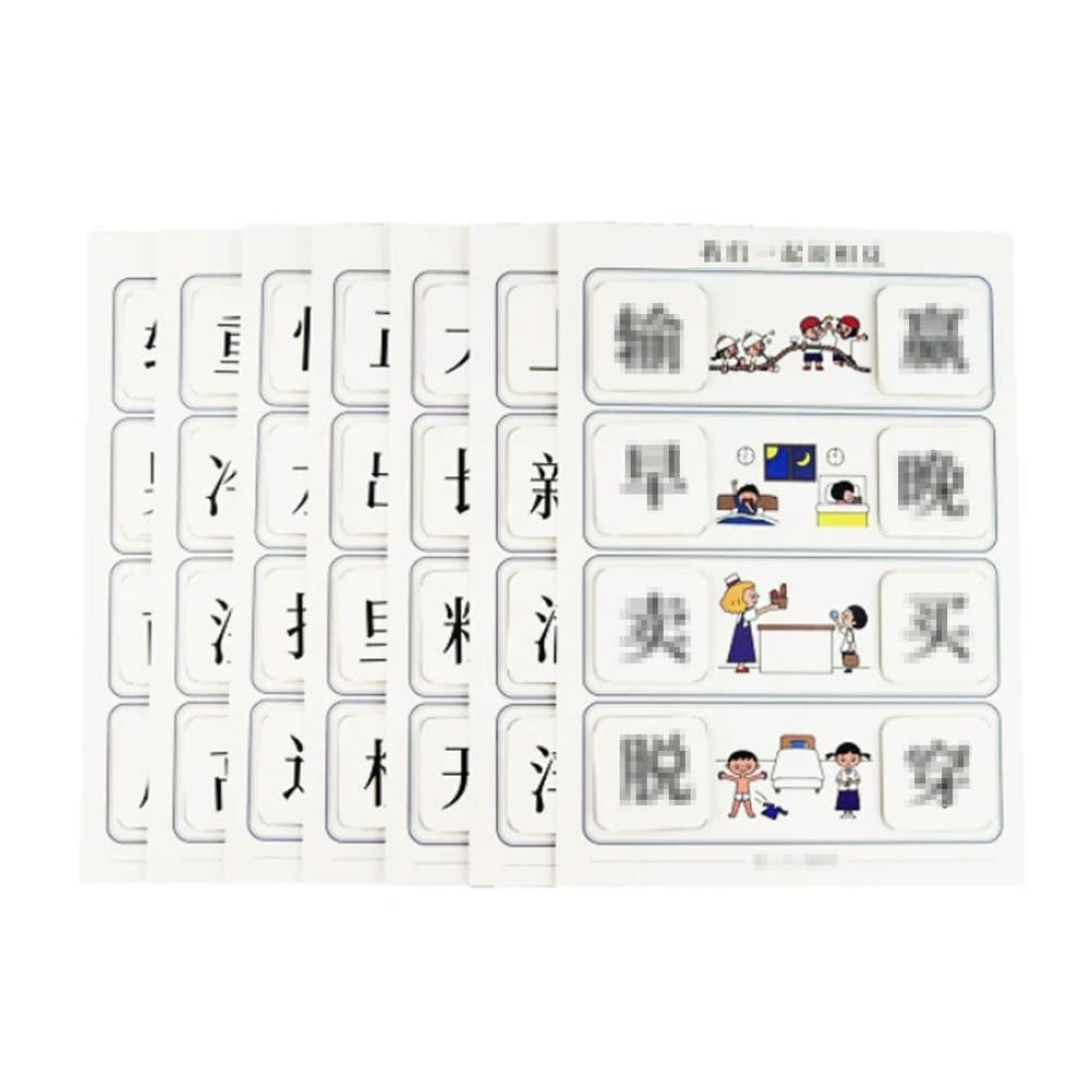 ttnmrc Montessori Chinese Antonym Matching Flash Cards