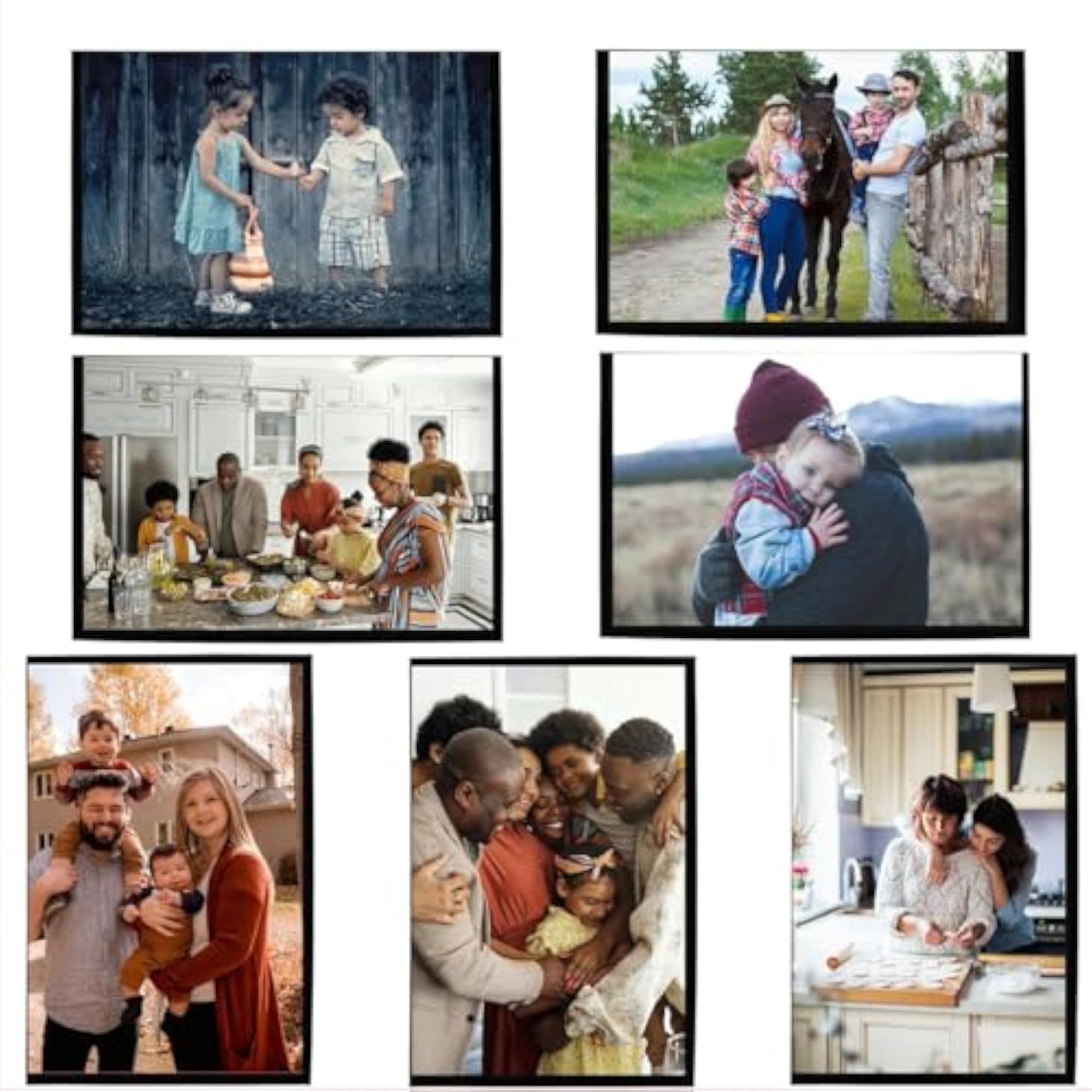 Magnetic Photo Frame Pack of 5