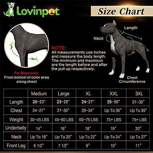 LovinPet Pet Pajamas for Dogs Big/Pretty Floral Navy/Coral Prints/Lightweight Big Dogs Pullover, Full Coverage Large Breed Dog Pjs - Thumbnail 2