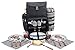 CALIFORNIA PICNIC Picnic Backpack for 4 | All-in-One Portable Picnic Bag with Complete Cutlery Set, Stainless Steel S/P Shakers, Picnic Blanket Waterproof Extra Large, Cooler Bag for Camping