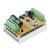 Brushless Motor Controller, DROK DC 6.5-50V Three-phrase Sensorless Motor Control Board BLDC Motor Driver Regulator 350W Motor PWM Duty Cycle Speed Controller Module with Heat Sink PLC Control Switch