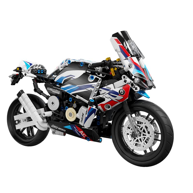 litodinogo TGL T3042 Klemmbausteine Technik klassisches Motorrad Spielzeug Bausteine Bausatz, Fahrzeug-Set…