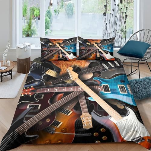 Housse de couette guitare microfibre premium douce et durable - 2