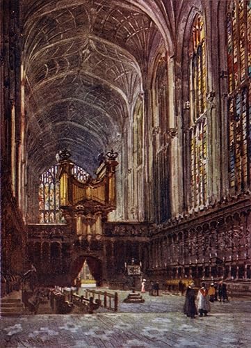 Affiches et gravures de la chapelle du Kings College pour créer un salon élégant et apaisant