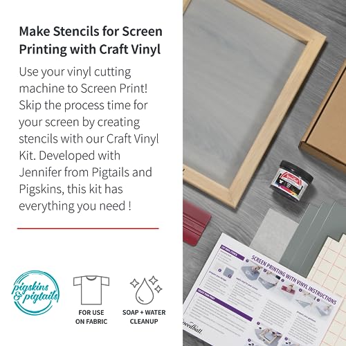 Speedball 045085W Beginner Screen Printing Craft Vinyl Kit thumb #4