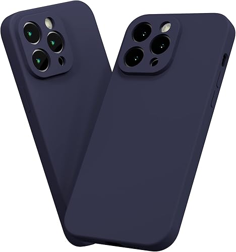 AKABEILA Funda para Xiaomi Poco X5 Pro 5G de 6.67 pulgadas, silicona líquida, delgada, sedosa y suave al tacto, TPU a prueba de golpes, con forro de