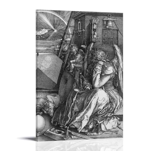 Albrecht Dürer Melencolia I affiche d'art et estampe sur toile