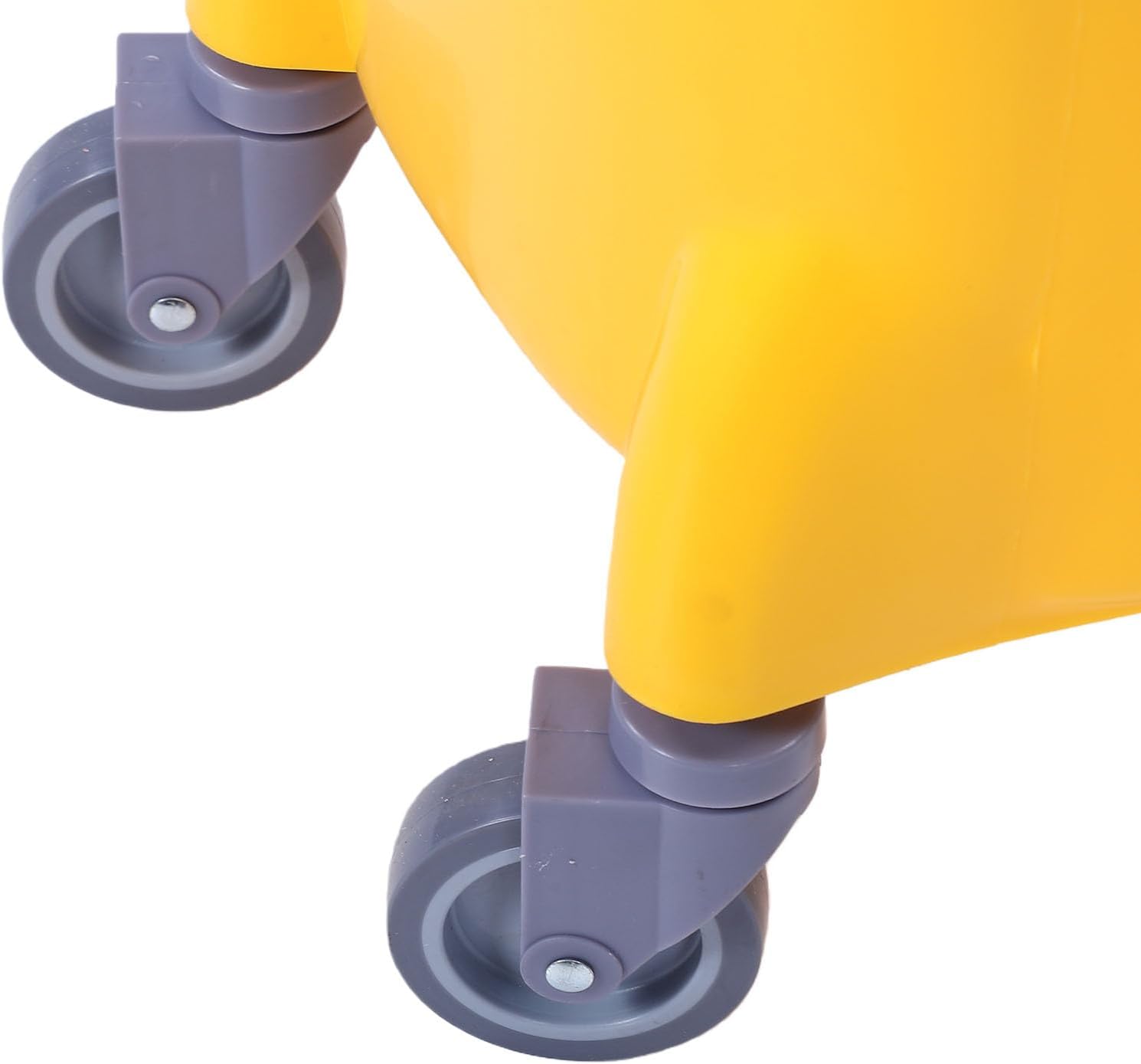 Bewinner 32L Heavy Duty Rolling Mop Bucket | Side Press Wringer for Industrial Office Restaurant Cleaning