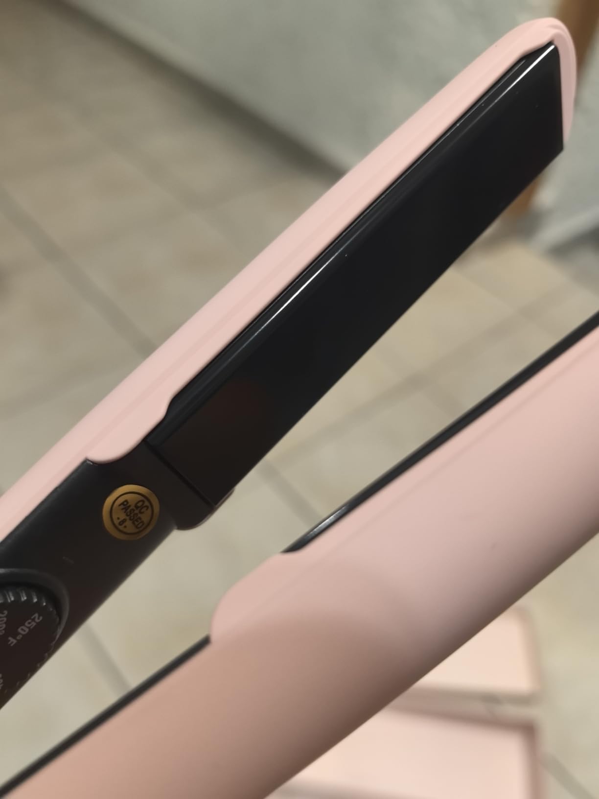 L'ANGE HAIR Le Ceramique 1-Pass Flat Iron Hair Straightener | Fast Heating Ceramic Flat Iron | Best Hot Tools Professional Hair Straightener to Lock in Moisture & Shine | (Blush)
