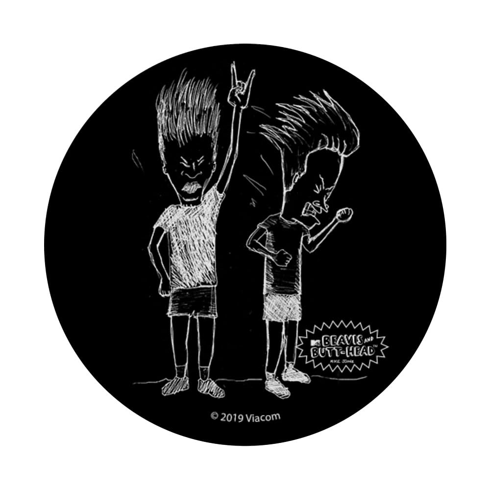 Amazon.com: Beavis and Butt-Head Head Banging Sketch Portrait