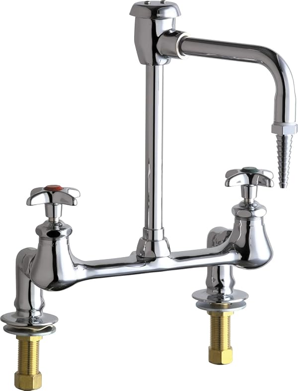 Chicago Faucets 947-CP Above-Deck Mount Laboratory Water Fitting, Chrome by Chicago Faucets - Used condition