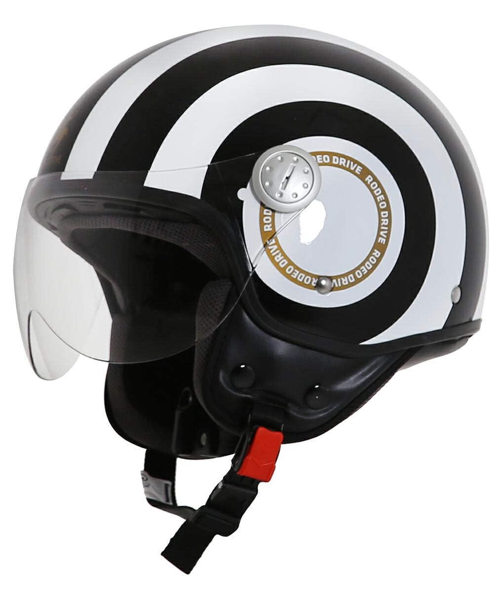 CASCO DEMIJET BANDS NERO BIANCO M
